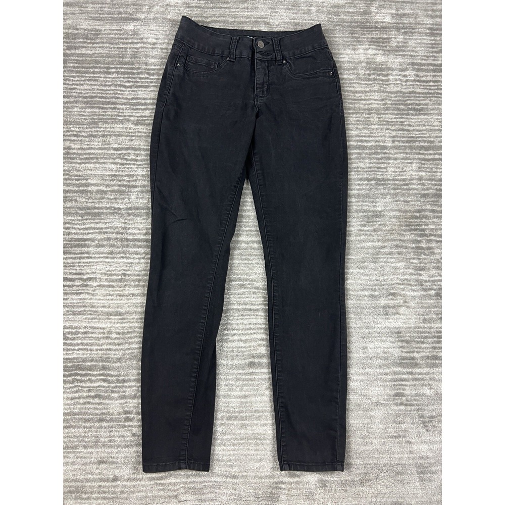 Royalty For Me Jeans Womens 6 Black Cotton Stretch‎ Blend Skinny Denim Pants